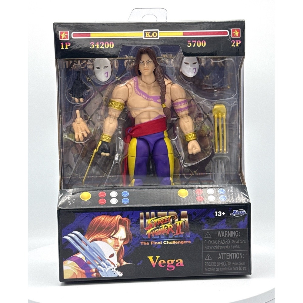Jada Toys Vega Action Figure Ultra Street Fighter II‎ Final Challengers